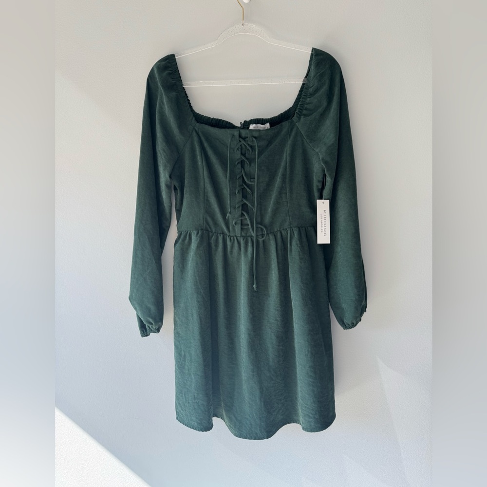 Forest Green Mini Dress